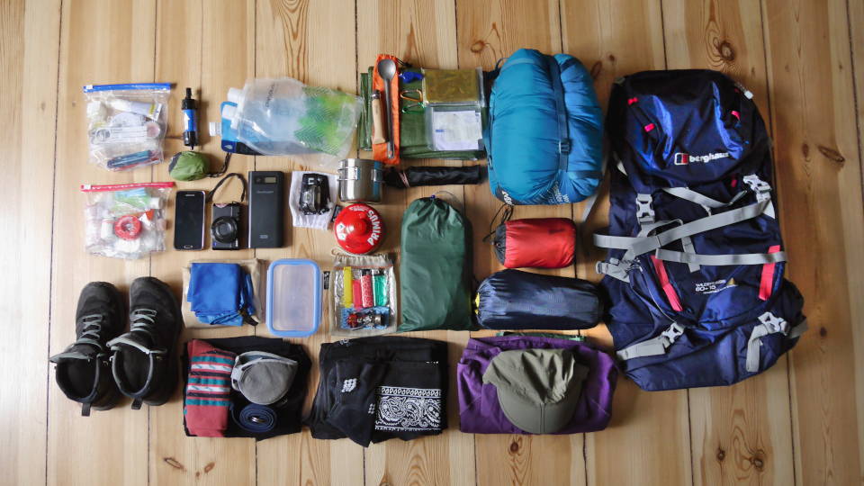 Packliste für Wanderung mit Camping